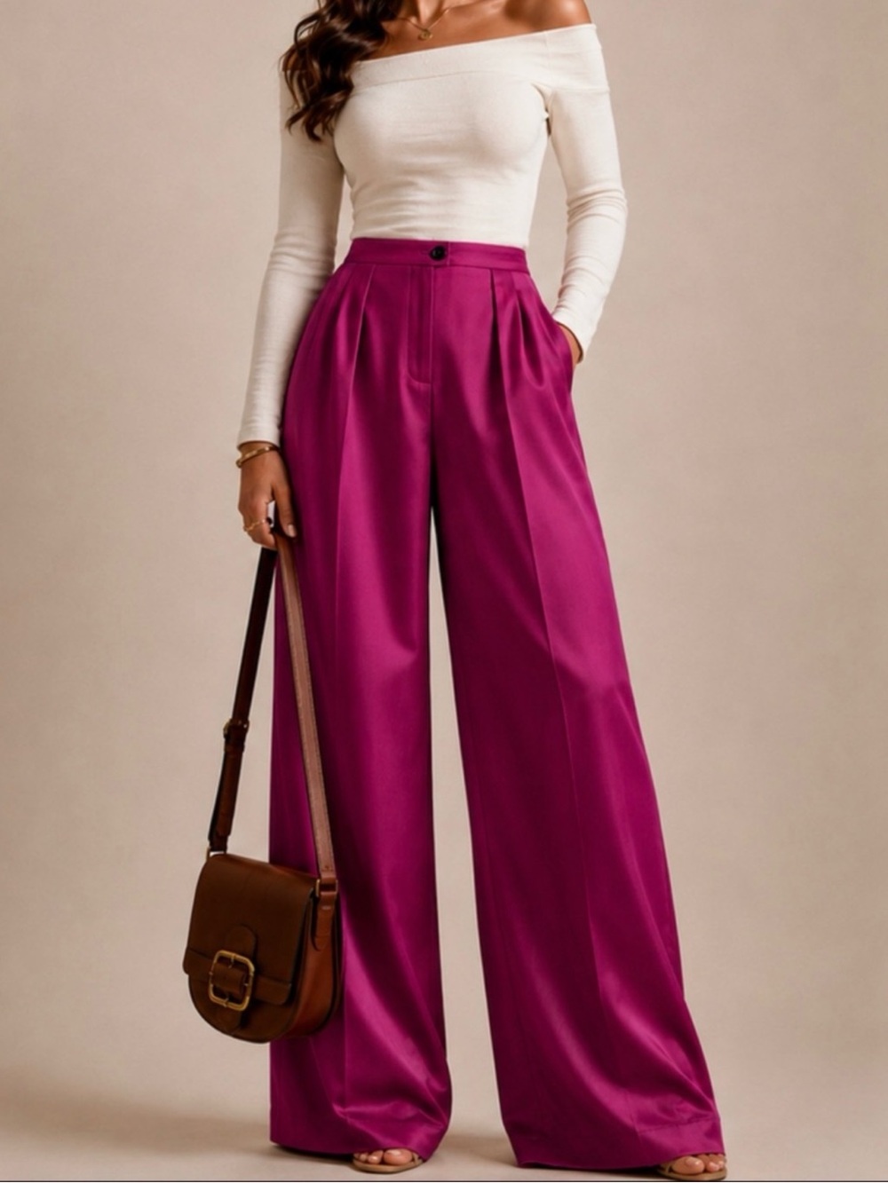 Banana Republic Wide-leg Satin Pant